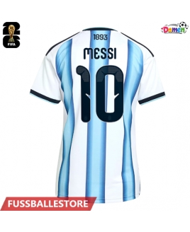 Günstige Argentinien Lionel Messi #10 Heimtrikot Damen WM 2026 Kurzarm